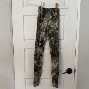 lululemon athletica Align Green Tie-Dye Leggings